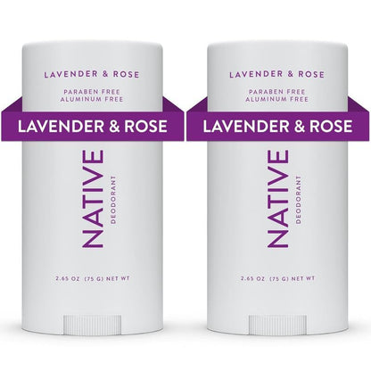 Native Deodorant,Unscented, Aluminum Free, Paraben Free, 2.65 OZ (75 g), Coconut Oil and Shea Butter