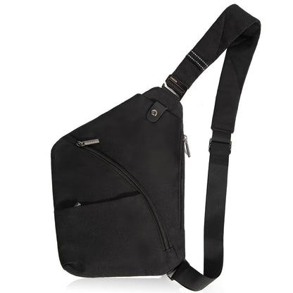 OSOCE Anti Theft Crossbody Bags Sling Bag for Women Men Waterproof Wander Bag for Sports and Travel. (1-BLACK, Small)
