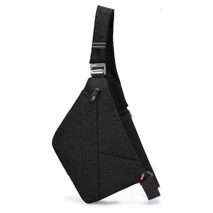 OSOCE Anti Theft Crossbody Bags Sling Bag for Women Men Waterproof Wander Bag for Sports and Travel. (1-BLACK, Small)