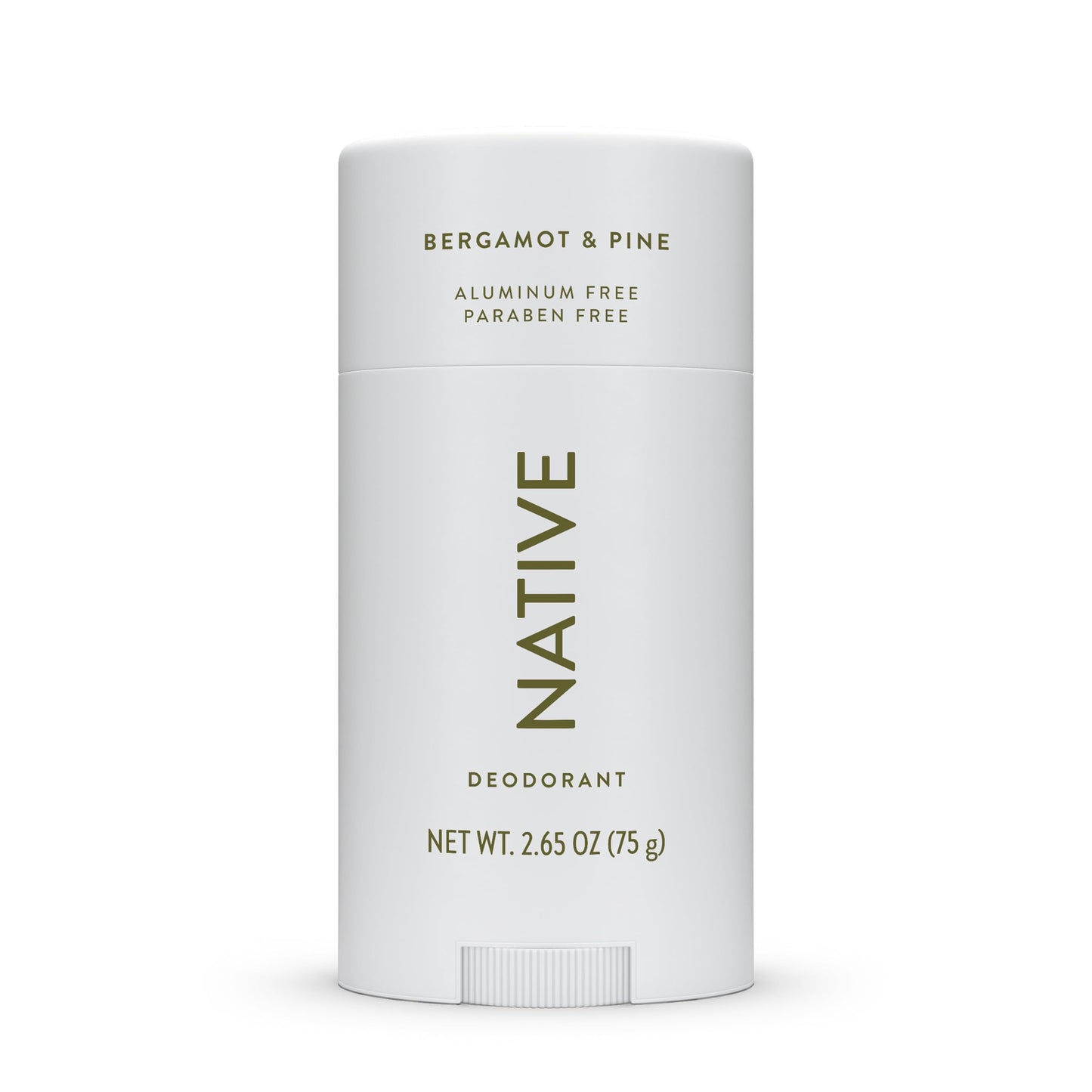 Native Deodorant,Unscented, Aluminum Free, Paraben Free, 2.65 OZ (75 g), Coconut Oil and Shea Butter