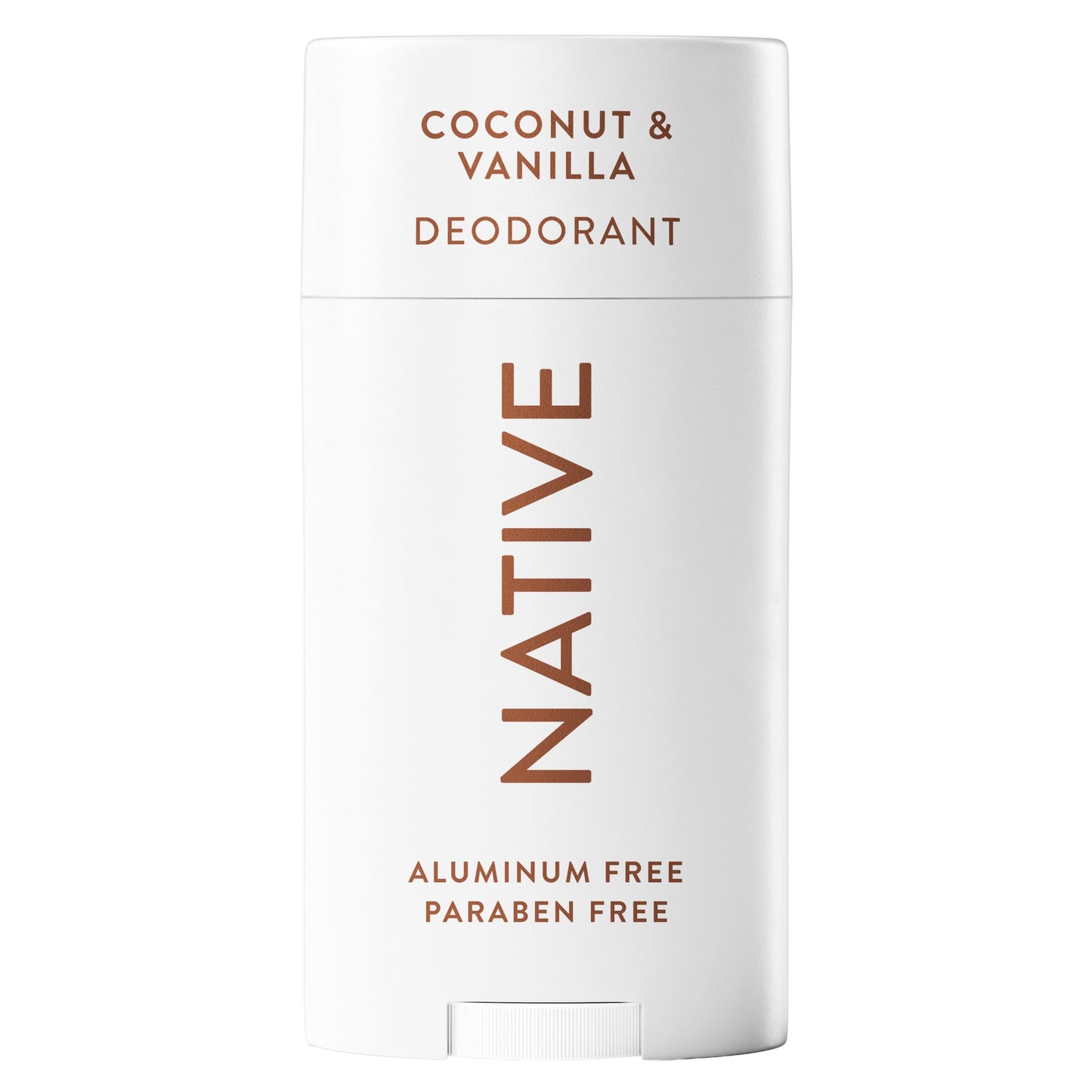 Native Deodorant,Unscented, Aluminum Free, Paraben Free, 2.65 OZ (75 g), Coconut Oil and Shea Butter