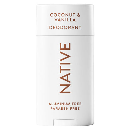 Native Deodorant,Unscented, Aluminum Free, Paraben Free, 2.65 OZ (75 g), Coconut Oil and Shea Butter