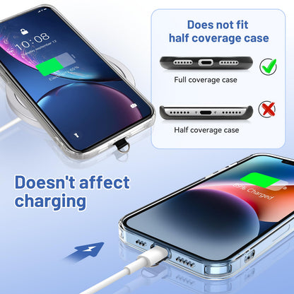 Doormoon Phone Lanyard, Universal Adjustable Neck Strap for Phone Case Keys ID Badges Cell Phone Lanyard Compatible with iPhone, Samsung, Most Smartphones, 2 Pack, Black Black