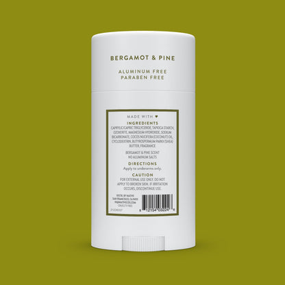 Native Deodorant,Unscented, Aluminum Free, Paraben Free, 2.65 OZ (75 g), Coconut Oil and Shea Butter