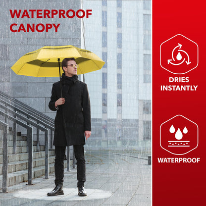 REPEL Windproof Travel Umbrella - Compact & Withstands Winds up to 85MPH , Strongest Premium Auto Folding Umbrella for Rain and Sun - Durable, Light & Portable for Women & Men , Fits Backpack & Cars