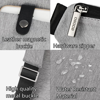 OSOCE Anti Theft Crossbody Bags Sling Bag for Women Men Waterproof Wander Bag for Sports and Travel. (1-BLACK, Small)